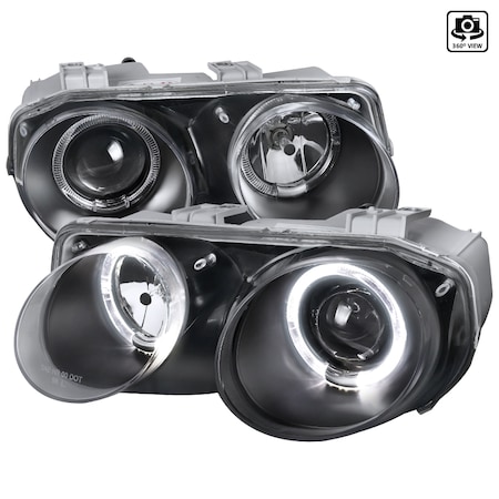 Spec-D Tuning 98-01 Acura Integra Projector Headlights-Black LHP-INT98JM-EU